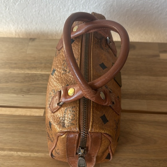 Authentic $580 Used MCM Logo Printed Mini Crossbody Bag - Picture 11 of 16